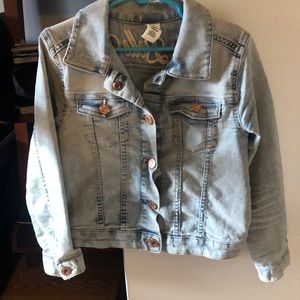 Gently used kids Jean jacket
